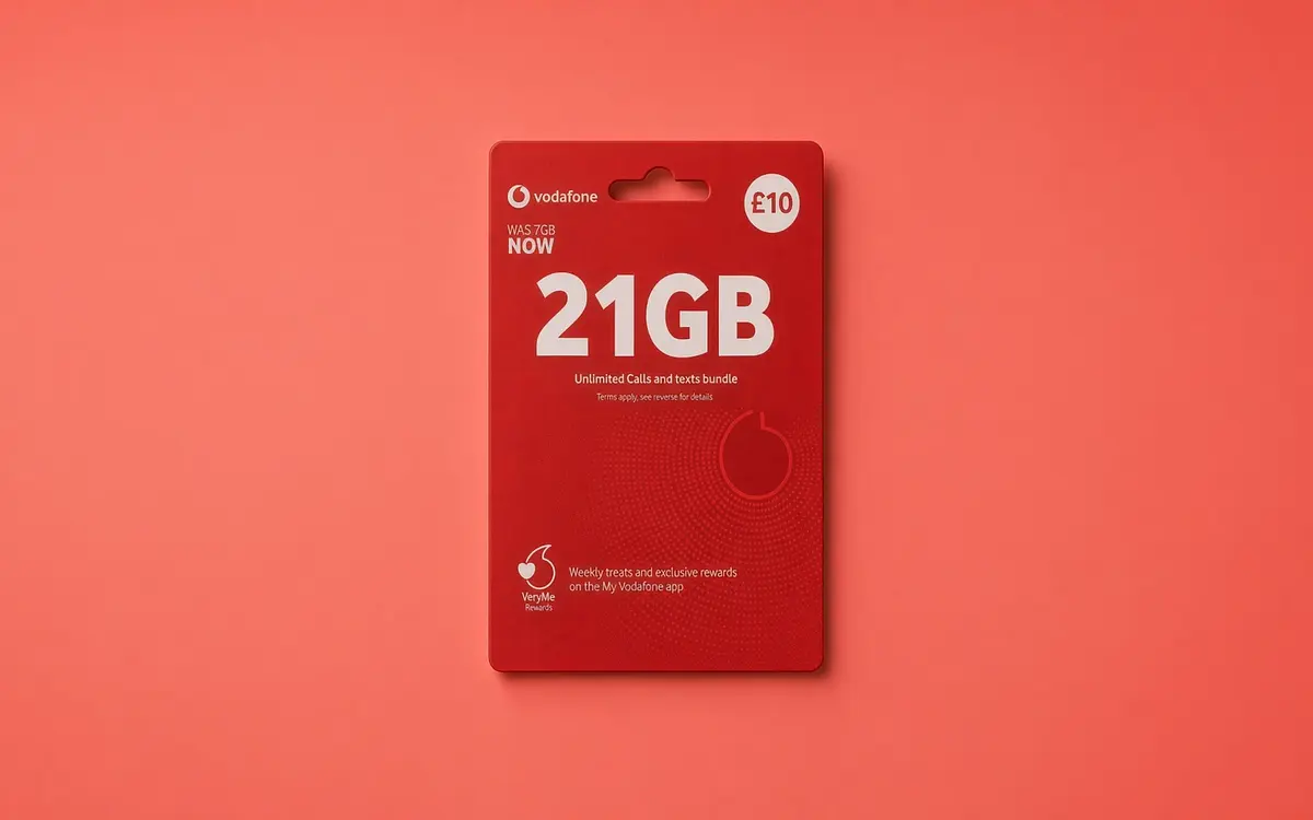 Сім-карта Vodafone Великобританія (UK) — фото товару