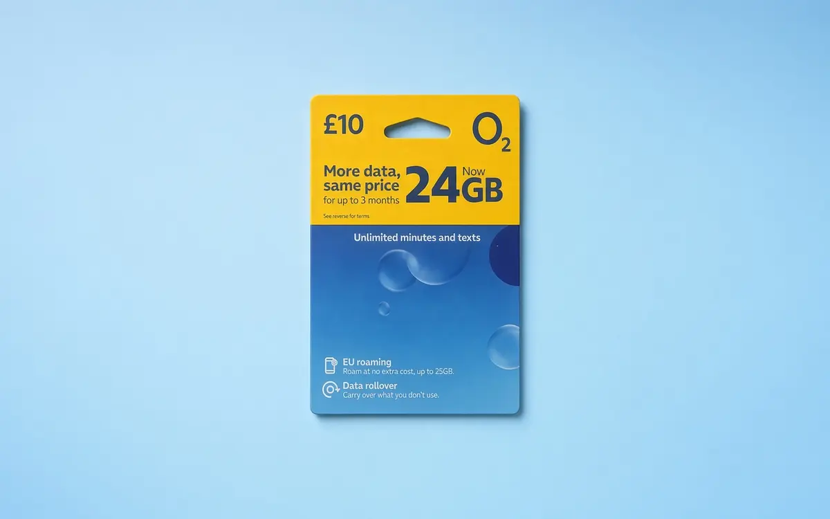 Сім-карта O2 Великобританія (UK)